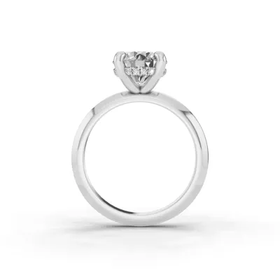Signature Hearts & Arrows Hidden Halo Knife-Edge Lab Engagement Ring