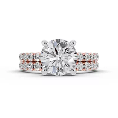 Signature Hearts & Arrows Classic Hidden Halo Pavé Lab Engagement Ring (1/2ct. tw.)