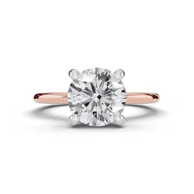 Tradition Hidden Halo Euroshank Lab Engagement Ring (1.5mm)