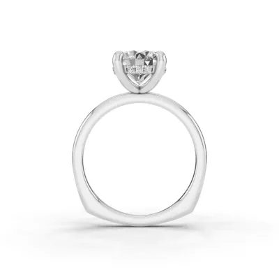 Signature Hidden Halo Euroshank Lab Engagement Ring (1.5mm)