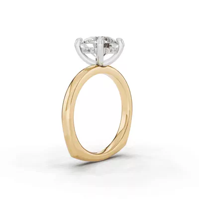 Tradition Hidden Halo Euroshank Lab Engagement Ring (2mm)