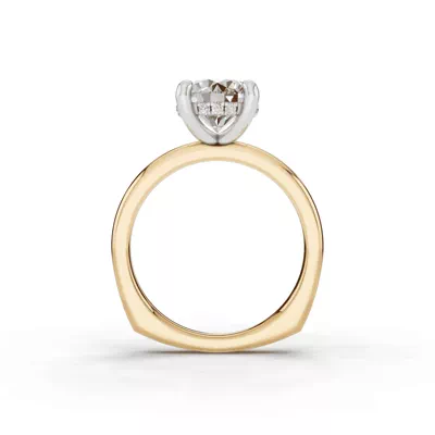 Tradition Hidden Halo Euroshank Lab Engagement Ring (2mm)