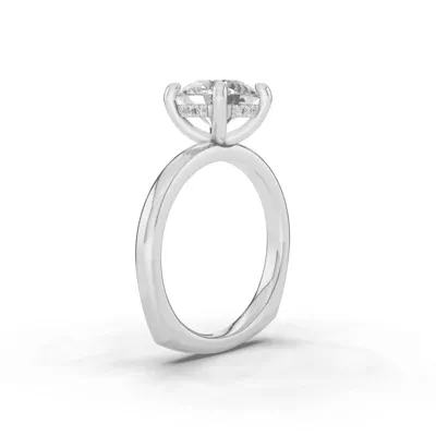 Signature Hidden Halo Euroshank Lab Engagement Ring (2mm)