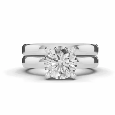 Tradition Hidden Halo Euroshank Lab Engagement Ring (3mm)