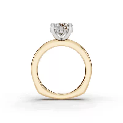Tradition Hidden Halo Euroshank Lab Engagement Ring (3mm)