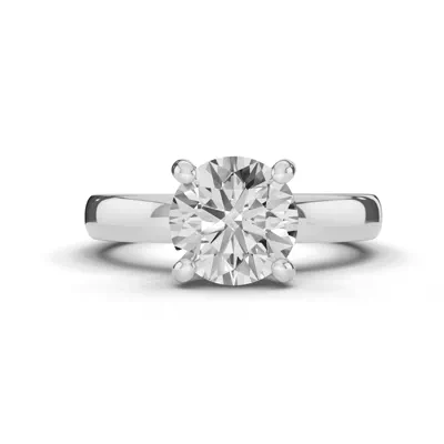 Tradition Hidden Halo Euroshank Lab Engagement Ring (3mm)