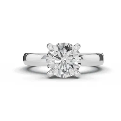 Signature Hidden Halo Euroshank Lab Engagement Ring (3mm)