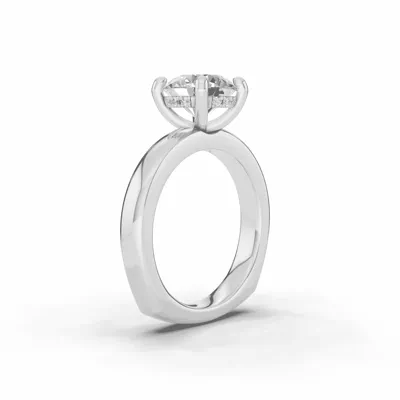 Signature Hidden Halo Euroshank Lab Engagement Ring (3mm)