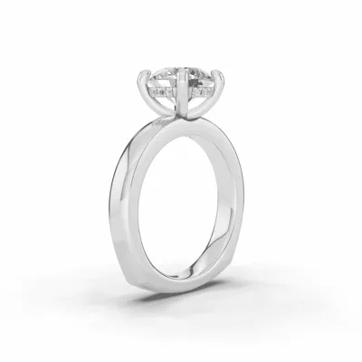 Signature Hidden Halo Euroshank Lab Engagement Ring (3mm)