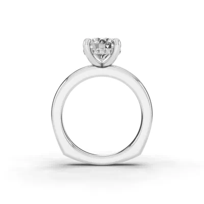 Signature Hidden Halo Euroshank Lab Engagement Ring (3mm)
