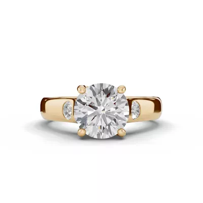 Tradition Trellis Lab Diamond Accent Engagement Ring (3.5mm)