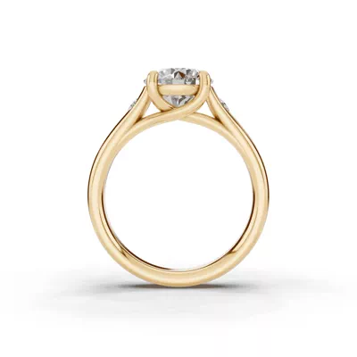 Tradition Trellis Lab Diamond Accent Engagement Ring (3.5mm)