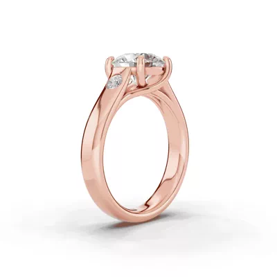 Tradition Trellis Lab Diamond Accent Engagement Ring (3.5mm)