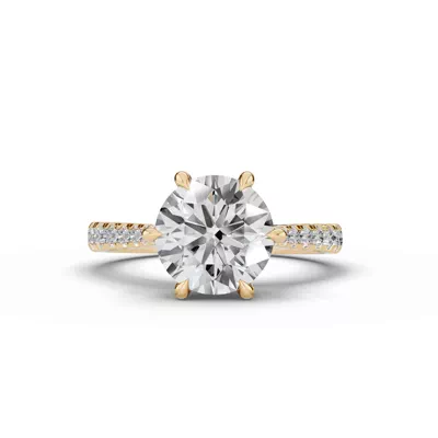 Tradition Cathedral Pavé Lab Engagement Ring (0.35 ct. tw.)