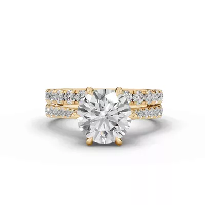 Tradition Cathedral Pavé Lab Engagement Ring (0.35 ct. tw.)