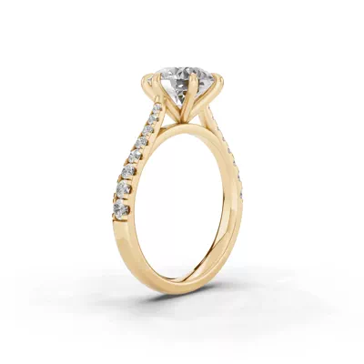 Tradition Cathedral Pavé Lab Engagement Ring (0.35 ct. tw.)
