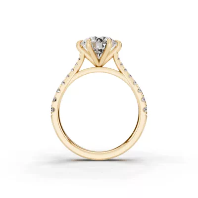 Tradition Cathedral Pavé Lab Engagement Ring (0.35 ct. tw.)