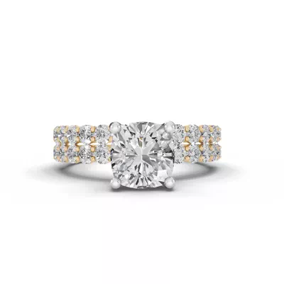 Sculpted Heart Lab Diamond Engagement Ring (.50 ct. tw.)