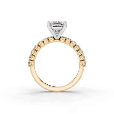 Sculpted Heart Lab Diamond Engagement Ring (.50 ct. tw.)