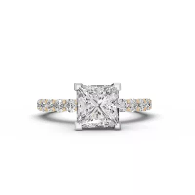 Sculpted Heart Lab Diamond Engagement Ring (.50 ct. tw.)
