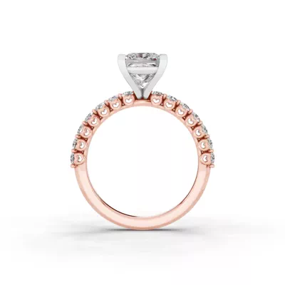 Sculpted Heart Lab Diamond Engagement Ring (.50 ct. tw.)