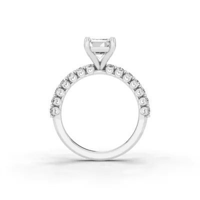 Sculpted Heart Lab Diamond Engagement Ring (.50 ct. tw.)