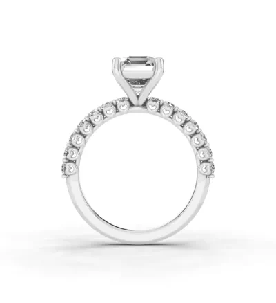 Sculpted Heart Lab Diamond Engagement Ring (.50 ct. tw.)
