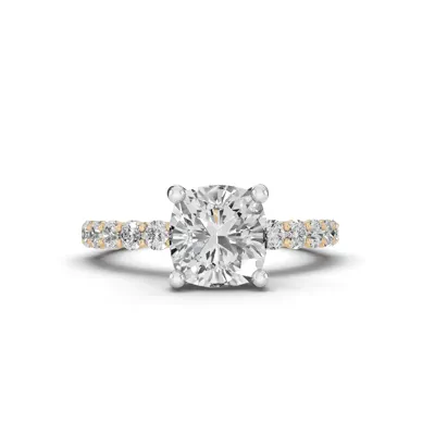 Sculpted Heart Lab Diamond Engagement Ring (.50 ct. tw.)