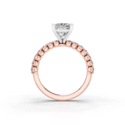 Sculpted Heart Lab Diamond Engagement Ring (.50 ct. tw.)
