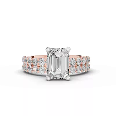 Sculpted Heart Lab Diamond Engagement Ring (.50 ct. tw.)
