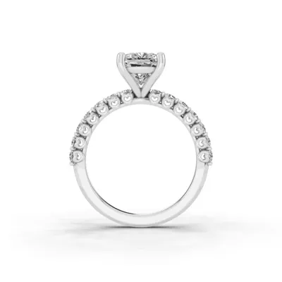 Sculpted Heart Lab Diamond Engagement Ring (.50 ct. tw.)