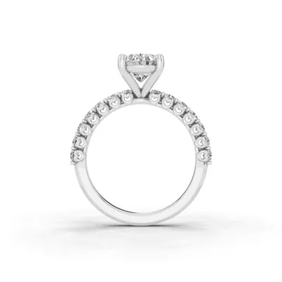 Sculpted Heart Lab Diamond Engagement Ring (.50 ct. tw.)