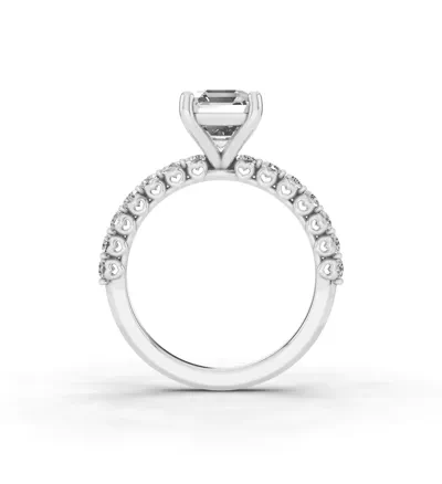 Sculpted Heart Lab Diamond Engagement Ring (.50 ct. tw.)