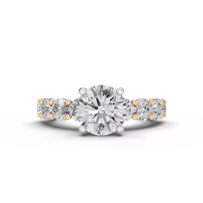 Sculpted Heart Lab Diamond Engagement Ring (1.75 ct. tw.)