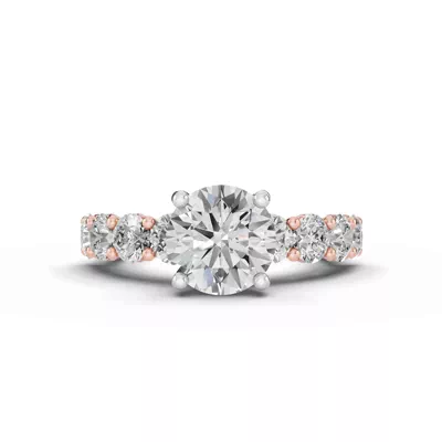 Sculpted Heart Lab Diamond Engagement Ring (1.75 ct. tw.)