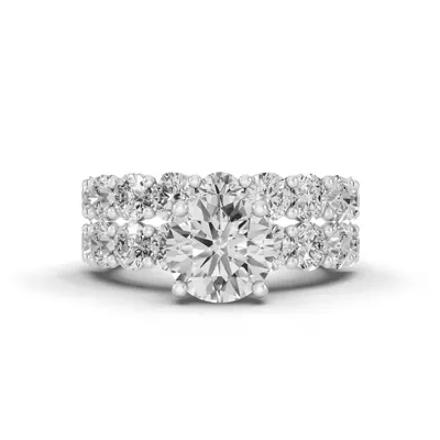 Sculpted Heart Lab Diamond Engagement Ring (1.75 ct. tw.)