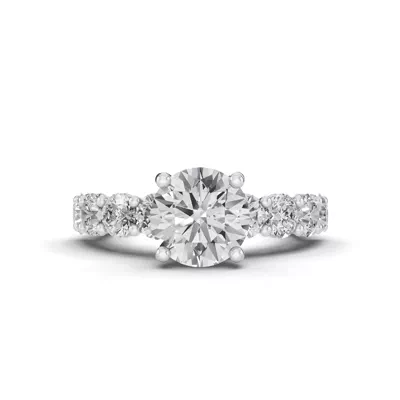 Sculpted Heart Lab Diamond Engagement Ring (1.75 ct. tw.)