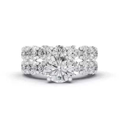 Sculpted Heart Lab Diamond Engagement Ring (2.40 ct. tw.)
