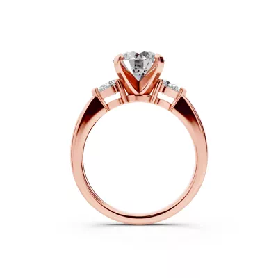 Madison Three-Stone Lab Pear Engagement Ring (.25 ct. tw.)