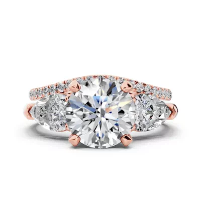 Madison Three-Stone Lab Pear Engagement Ring (1.00 ct. tw.)