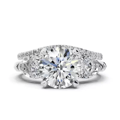 Madison Three-Stone Lab Pear Engagement Ring (1.00 ct. tw.)