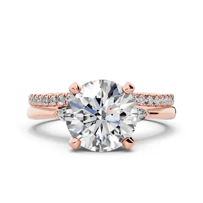 Madison Three-Stone Lab Marquise Engagement Ring (.10 ct. tw.)