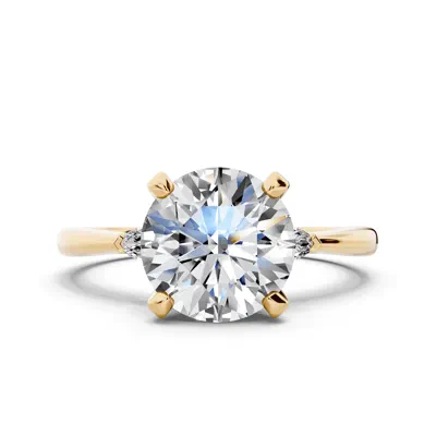 Madison Three-Stone Lab Marquise Engagement Ring (.10 ct. tw.)