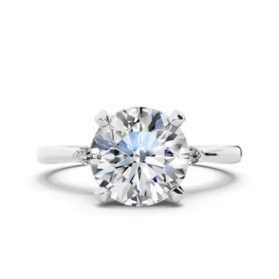 Madison Three-Stone Lab Marquise Engagement Ring (.10 ct. tw.)