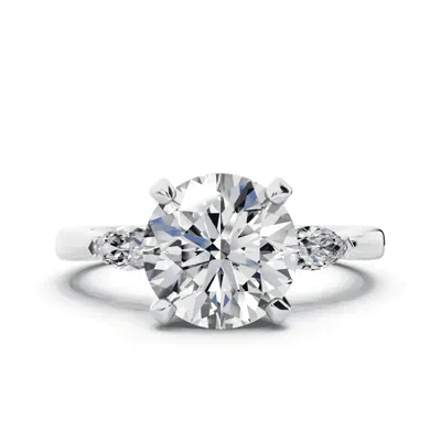 Madison Three-Stone Lab Marquise Engagement Ring (.25 ct. tw.)