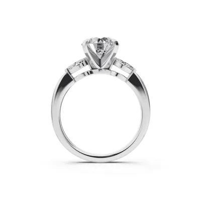 Madison Three-Stone Lab Marquise Engagement Ring (.25 ct. tw.)