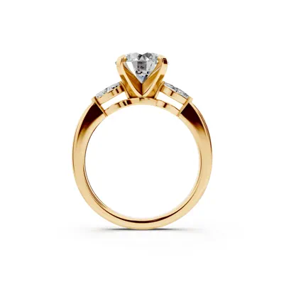 Madison Three-Stone Lab Marquise Engagement Ring (.25 ct. tw.)