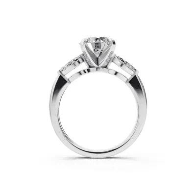 Madison Three-Stone Lab Marquise Engagement Ring (.50 ct. tw.)