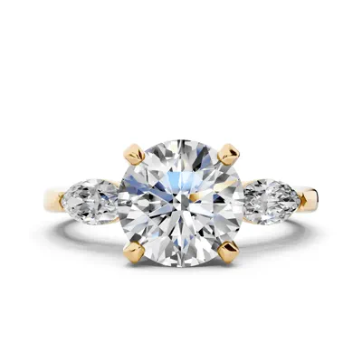 Madison Three-Stone Lab Marquise Engagement Ring (.50 ct. tw.)