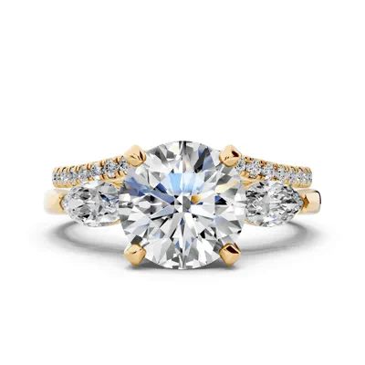 Madison Three-Stone Lab Marquise Engagement Ring (.50 ct. tw.)